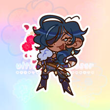 Kaeya (Genshin Impact) Chibi Art